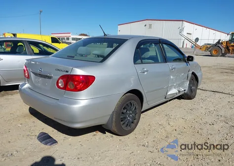 2005 Toyota Corolla Le z USA, uszkodzony, nr VIN 2T1BR30E85C398664